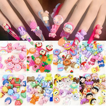 Cartoon Series- fashionable nail stickers mixed shapes, multiple usage!!!