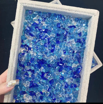 K9 manicure stones multi shape mix color-mix for nail art or DIY